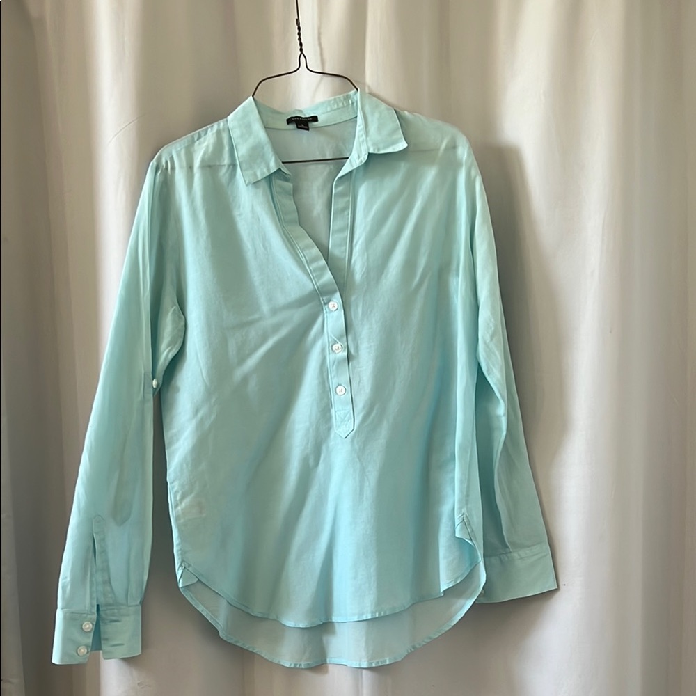 Ann Taylor Light Blue Blouse
